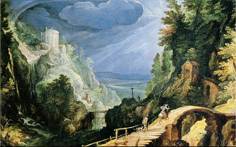 Paul Bril Mountain landscape oil painting picture